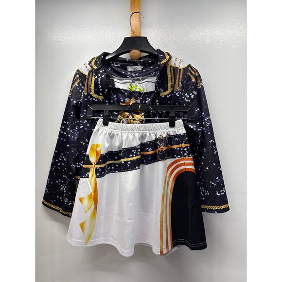 K-Pop Demon Hunters Mira stage cosplay costume size Y-Large top, jacket, skirt - Picture 2 of 11